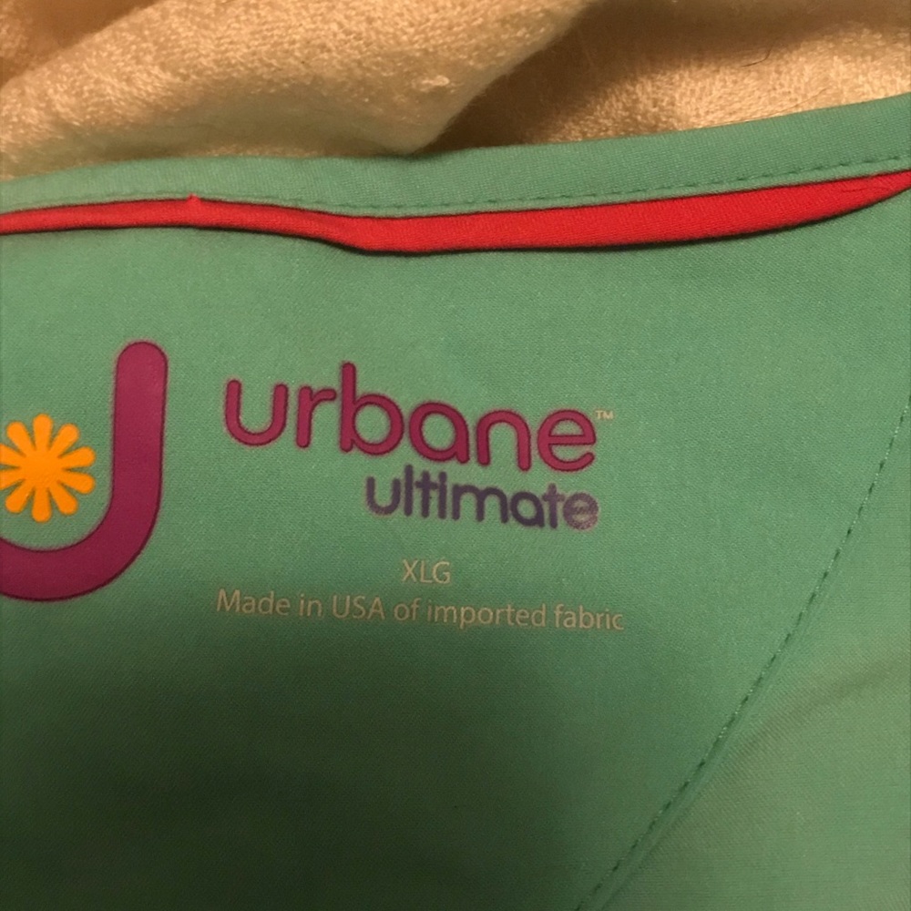 Sea foam colored scrub tops blouse π - Picture 3 of 7